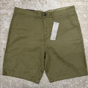 Jachs Men's Flat Front Shorts in Olive